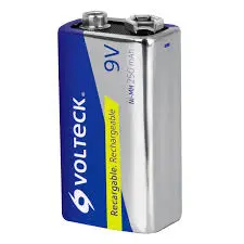 BATERIA RECARGABLE USO GENERAL 9 V 250 MAH 47203 VOLTECK