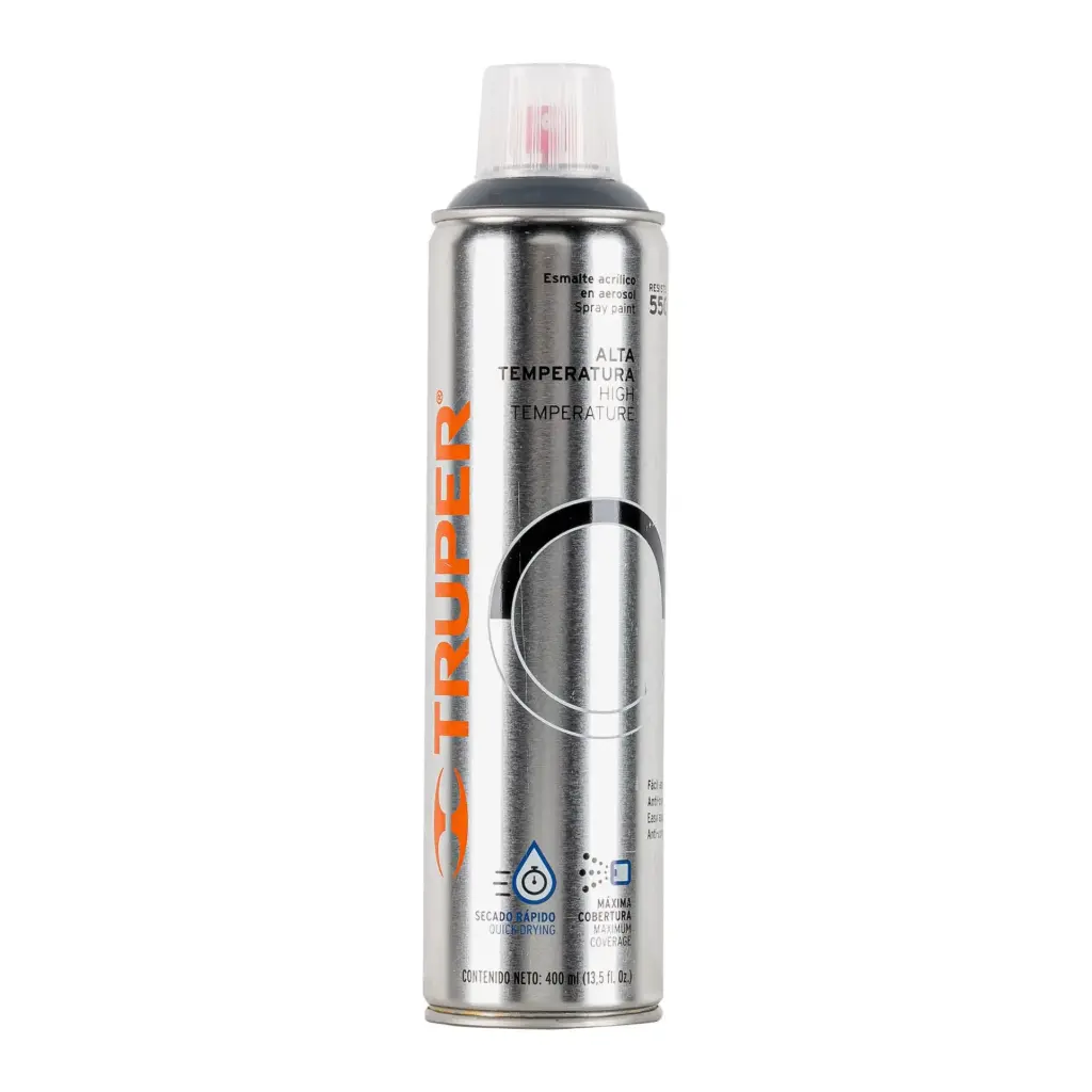SPRAY ALTA TEMP ALUMINIO 400ML 18071 TRUPER