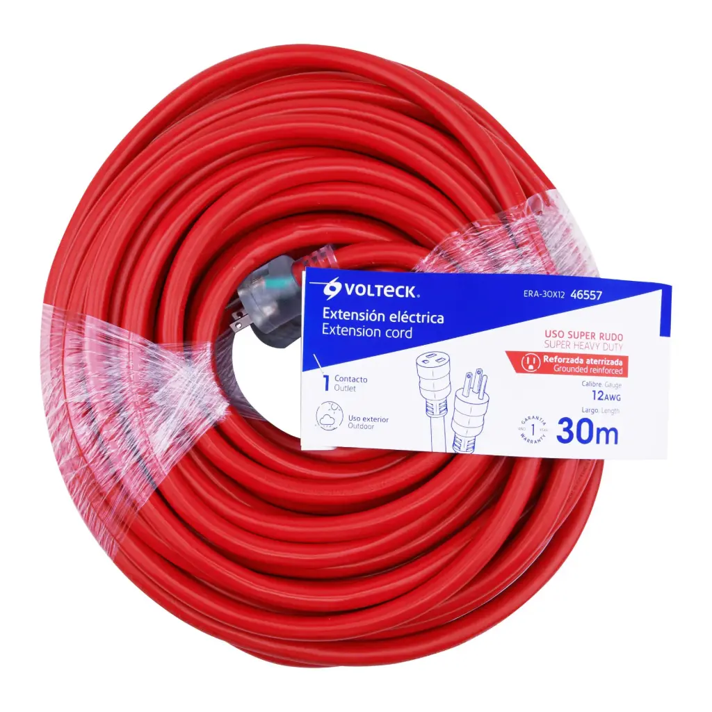 EXTENSIÓN REFORZADA POLARIZADA 30 M 3X12 46557 VOLTECK