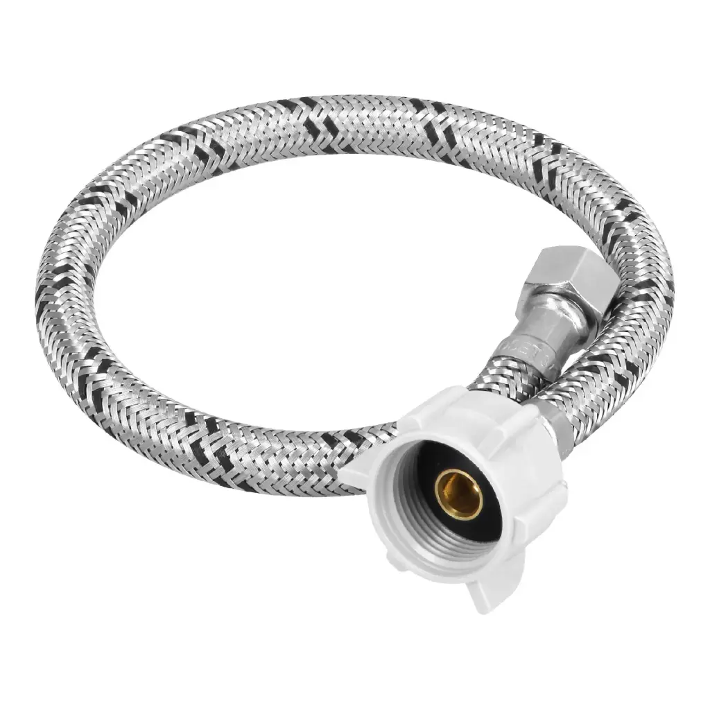 MANGUERA P/WC ACERO INOX 3/8X7/8 40CM 45500 FOSET