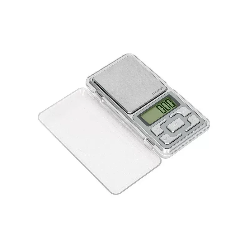 BASCULA ELECTRONICA DE BOLSILLO DE PILAS 500G 100786 TRUPER