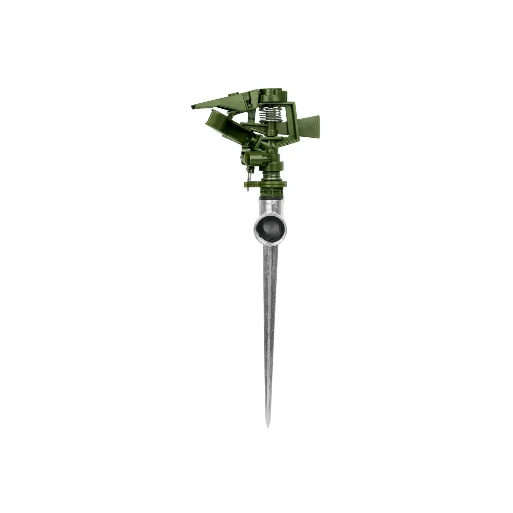 ASPERSOR VERDE, PLASTICO, ESTACA DE 11" 20071 PRETUL