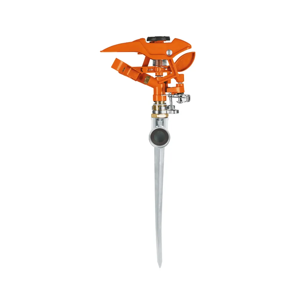 ASPERSOR METALICO UNA VIA, ESTACA DE 11" 10318 TRUPER