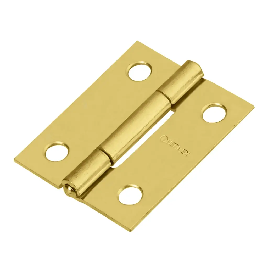 BISAGRA RECTANGULAR LATON  1 1/2" LATON (10) 43193 HERMEX
