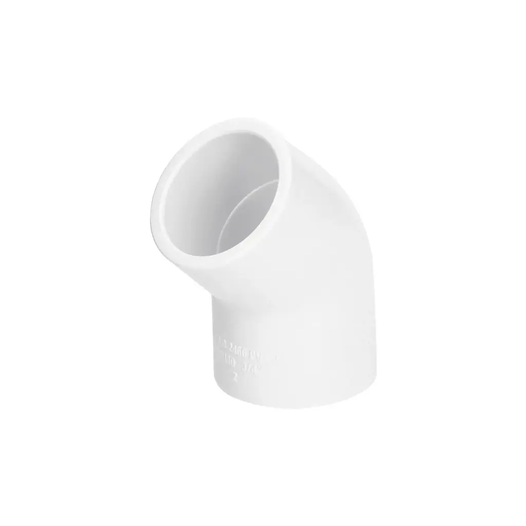CODO PVC LISO 1/2"X45° PVC 45414 FOSET