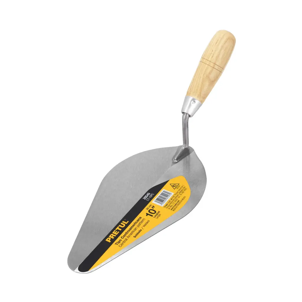 CUCHARA ALBAÑIL 10" CENTRO 20545 PRETUL