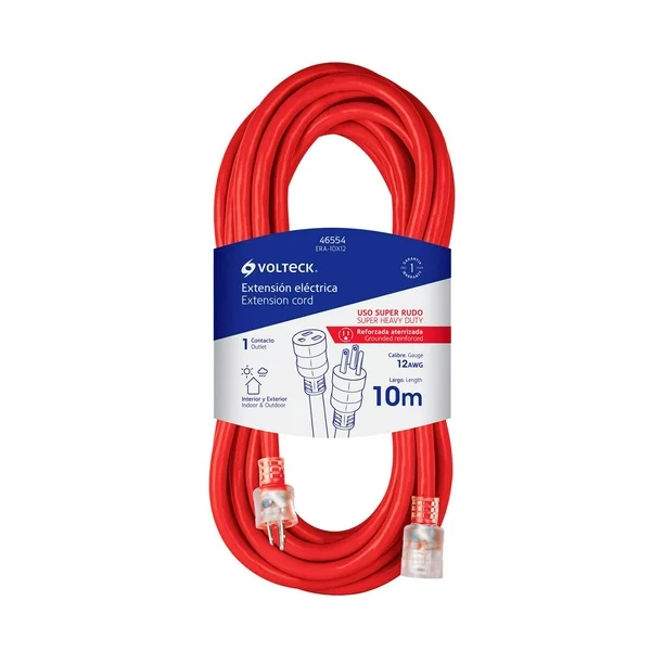 EXTENSION ELECT 20MTS POL 3X12 AWG 46556 VOLTECK