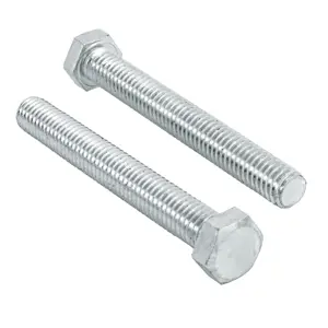 PERNO HEX GALVANIZADO 1/4"X4" (30PZAS) 44633 FIERO