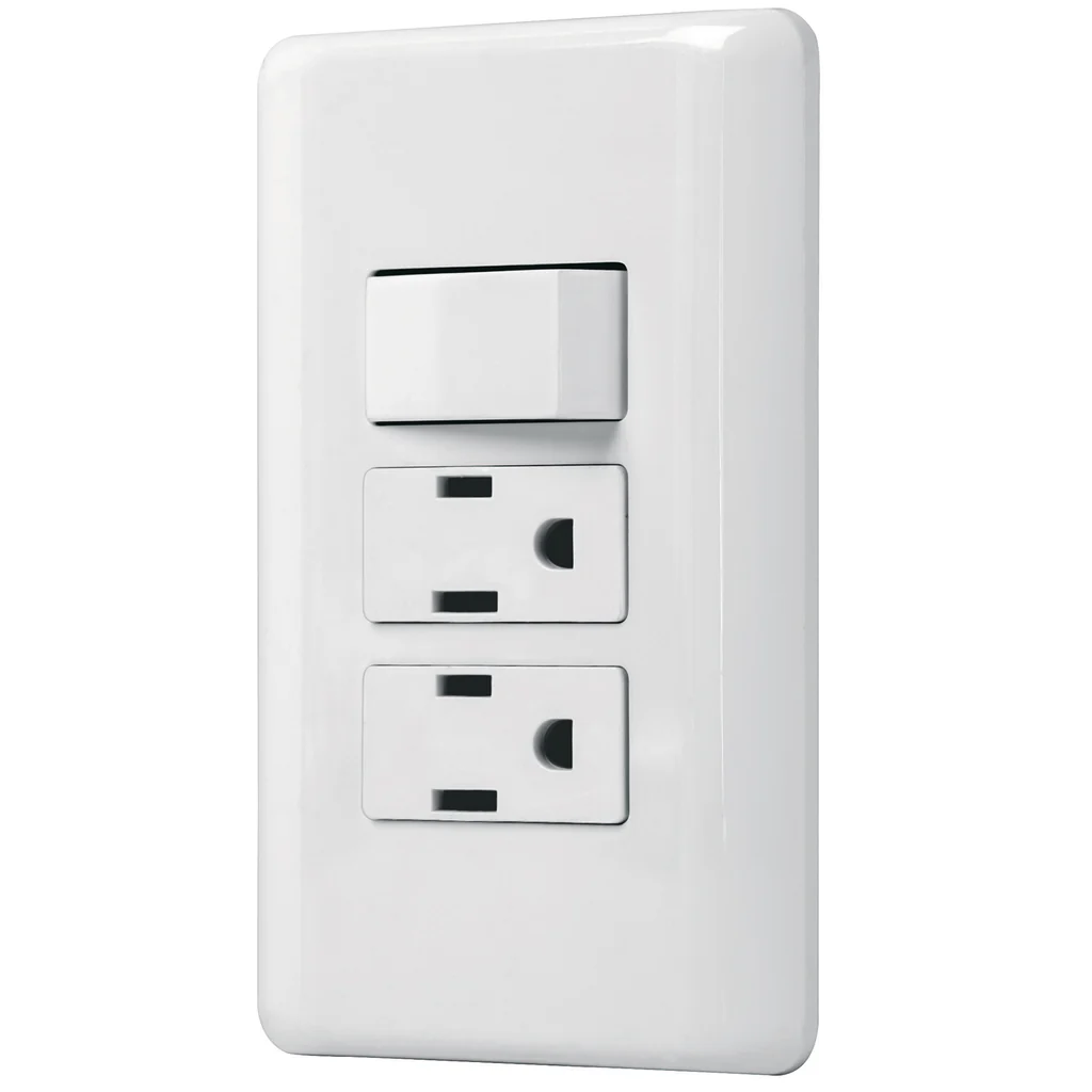 PLACA INT 1SWITCH+2TOMA BLANCO 25079 VOLTECK