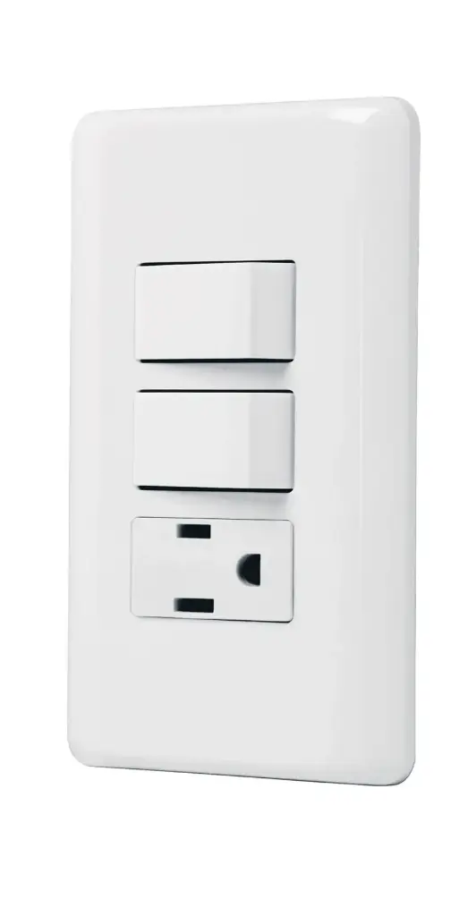 PLACA INT 2 SWITCH+1 TOMA BLANCO 25081 VOLTECK