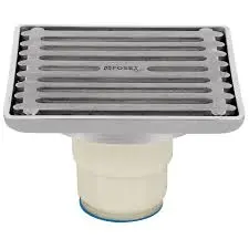 TAPON (RESUMIDERO) ACERO INOXIDABLE CUADRADO 4"X4", 49428 FOSET