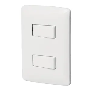 SWITCH DOBLE INTEGRADO MARFIL 48662 VOLTECK