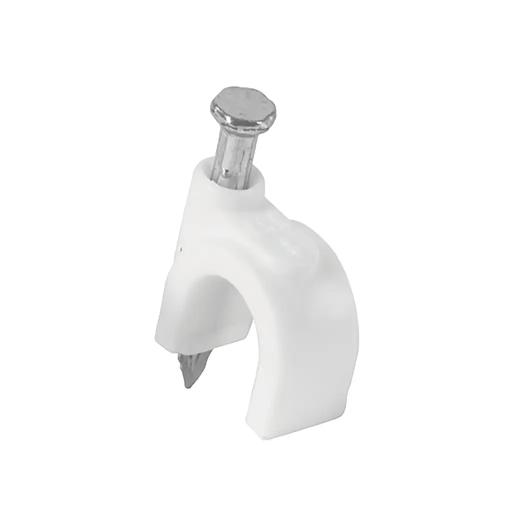 GRAPAS BLANCAS DE 8MM PARA CABLE REDONDO, BOLSA DE 20 48273 TRUPER