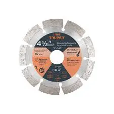 DISCO DIAMANTE SEGMENTADO 4 1/2" 11582 TRUPER