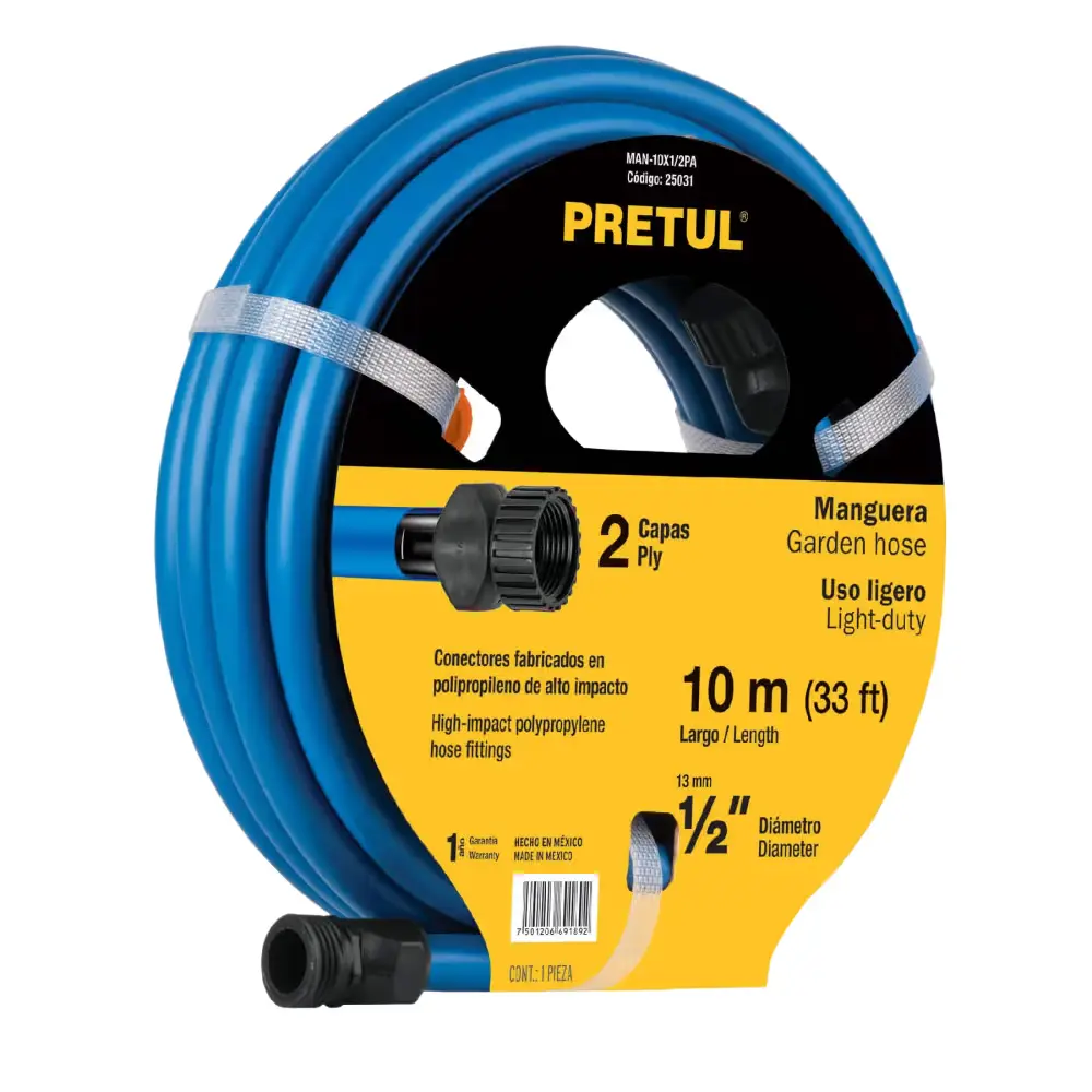 MANGUERA 1/2"X15MTS 25032 PRETUL