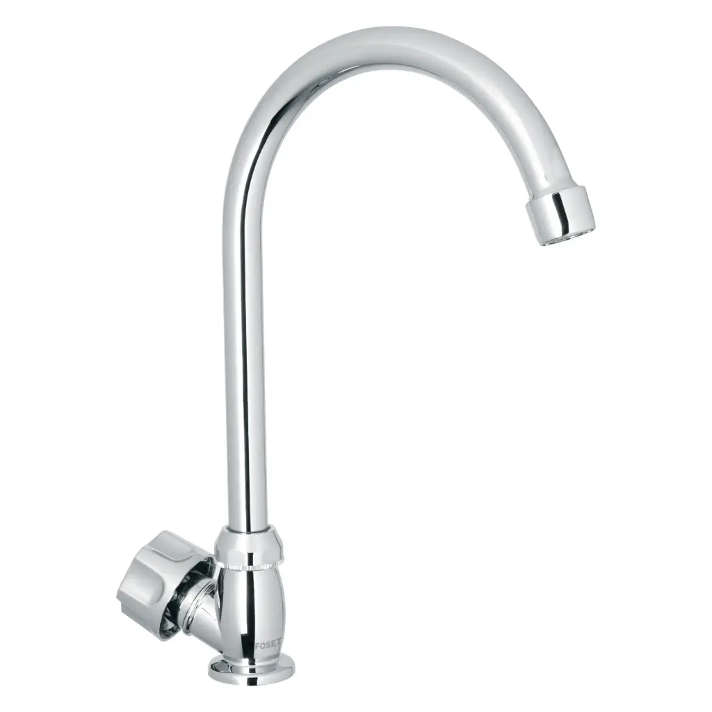 [47380] LLAVE INDIVIDUAL PARA FREGADERO, ABS CUELLO CURVO BASIC 47380 FOSET