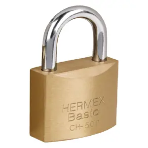 [23521] CANDADO HIERRO LATON 50MM 23521 HERMEX