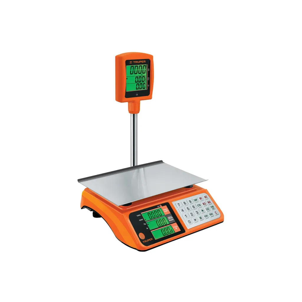 [100871] BALCULA DE 40KG ELECTRONICA MULTIFUNCIONES C/TORRETA, 100871 TRUPER