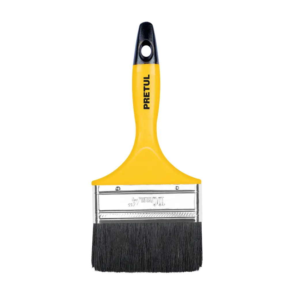 [RI00352] BROCHA M/PLASTICO 4" 21529 PRETUL