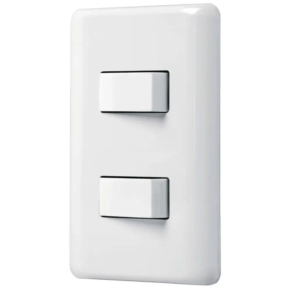 [RI01912] SWITCH DOBLE BLANCO 25080 VOLTECK