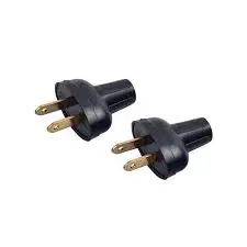 [RI02131] TOMA MACHO PLANO NEGRO (2) 46122 VOLTECK